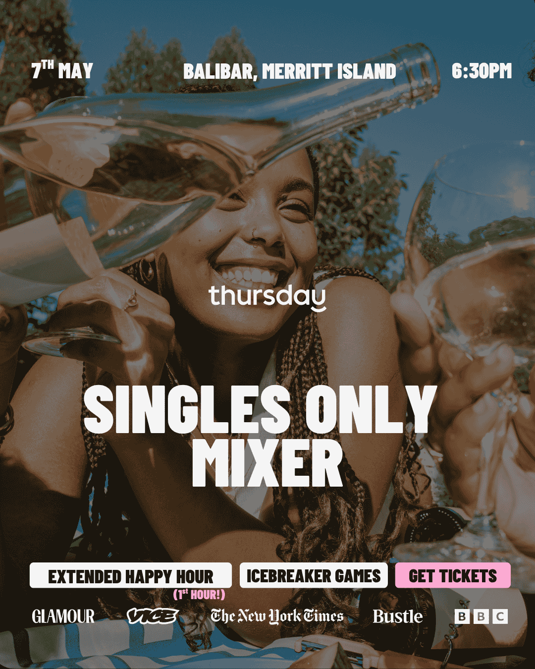 🍷Thursday | Singles Only Mixer | Merritt Island, FL
