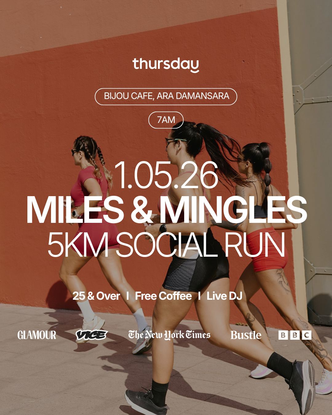 Thursday | Miles & Mingles (25+) | Bijou Cafe, Ara Damansara