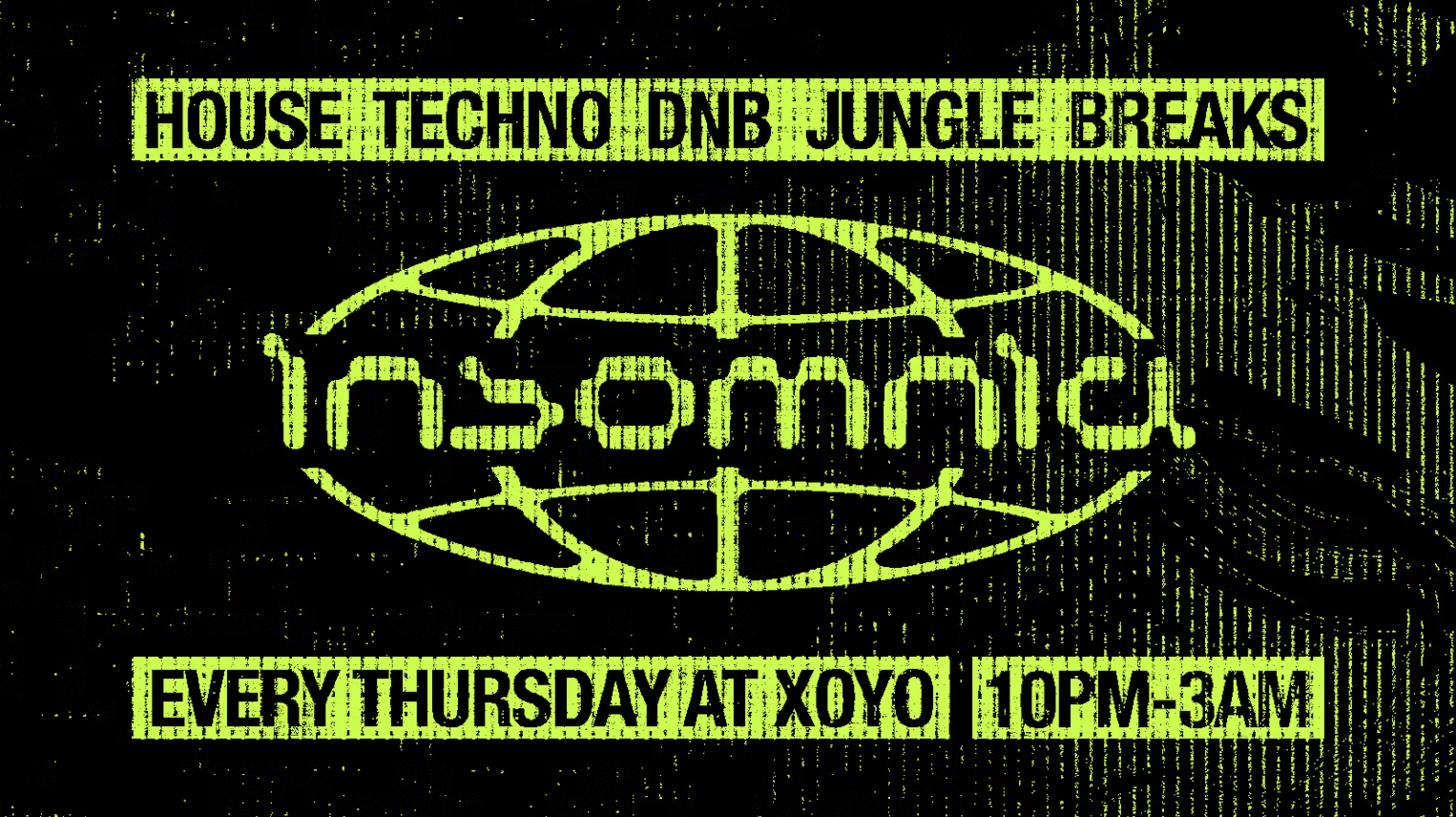 Insomnia London: House, Techno, DnB, Jungle