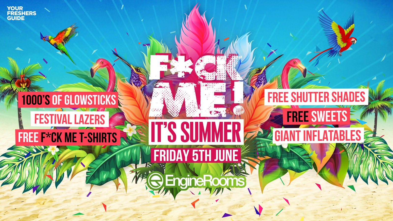 F*CK ME It’s Summer ☀️ | Southampton End of Exams 2026 – First 100 Tickets ONLY £1! 🎉