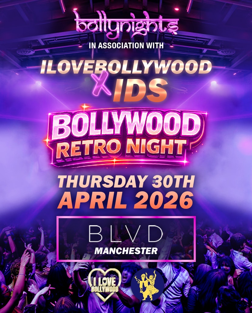 Bollynights Manchester – Bollynights Retro Night| Thursday 30th April | BLVD