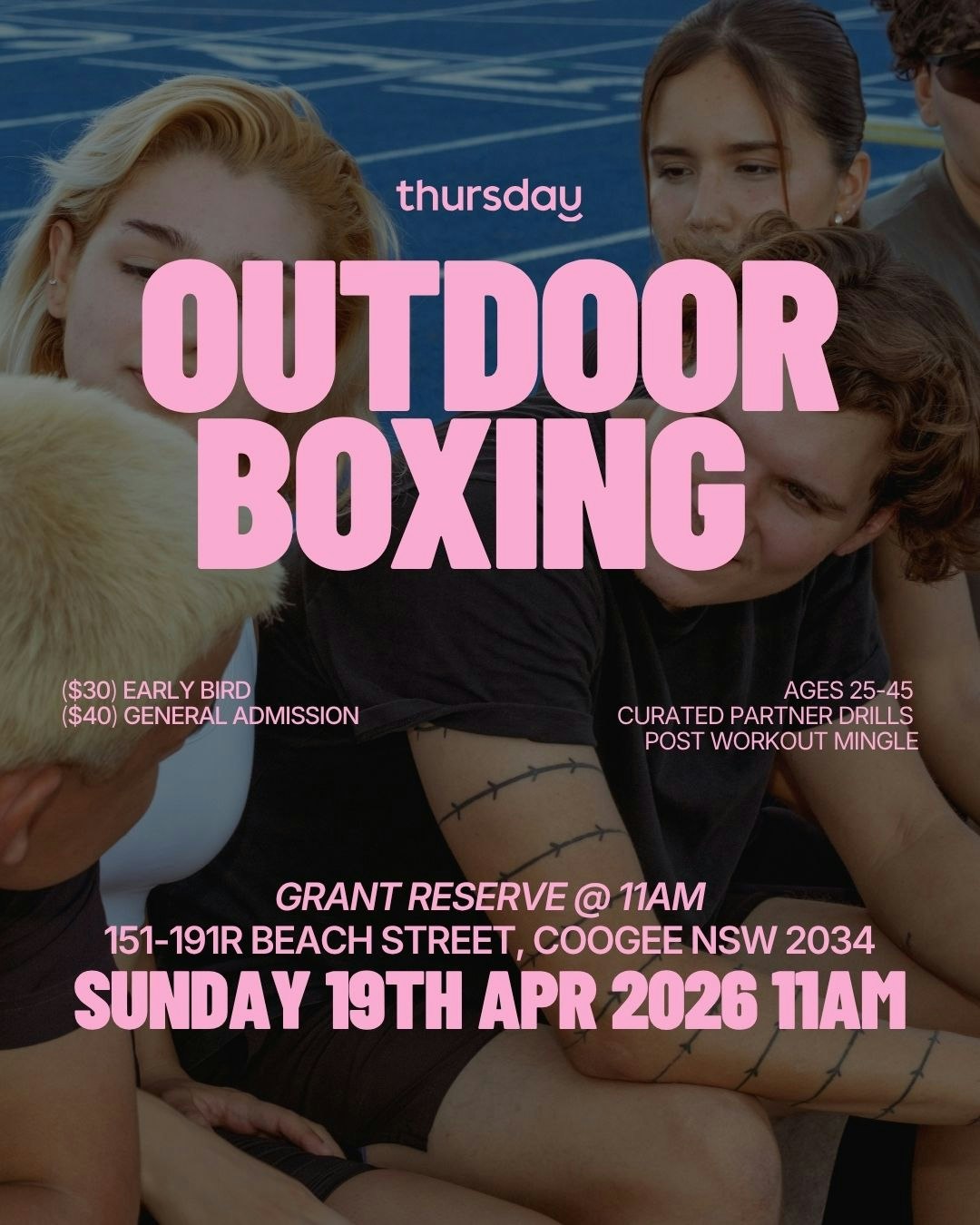 Thursday | Grant Reserve (25-45) | Coogee