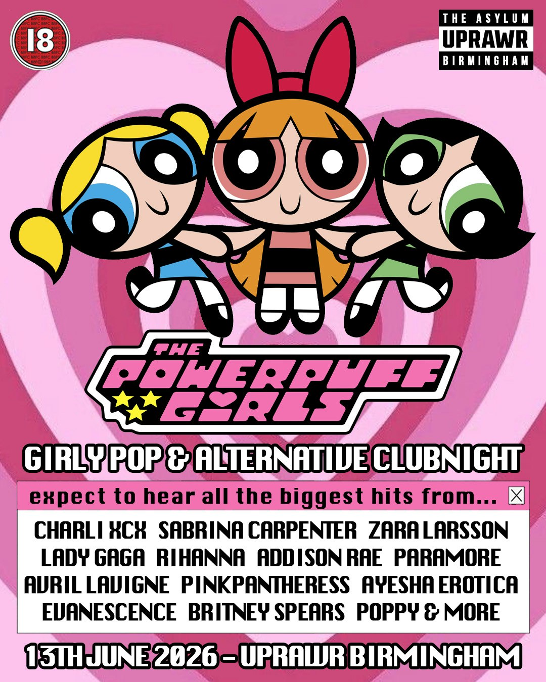 UPRAWR: Powerpuff Girls Night 💖