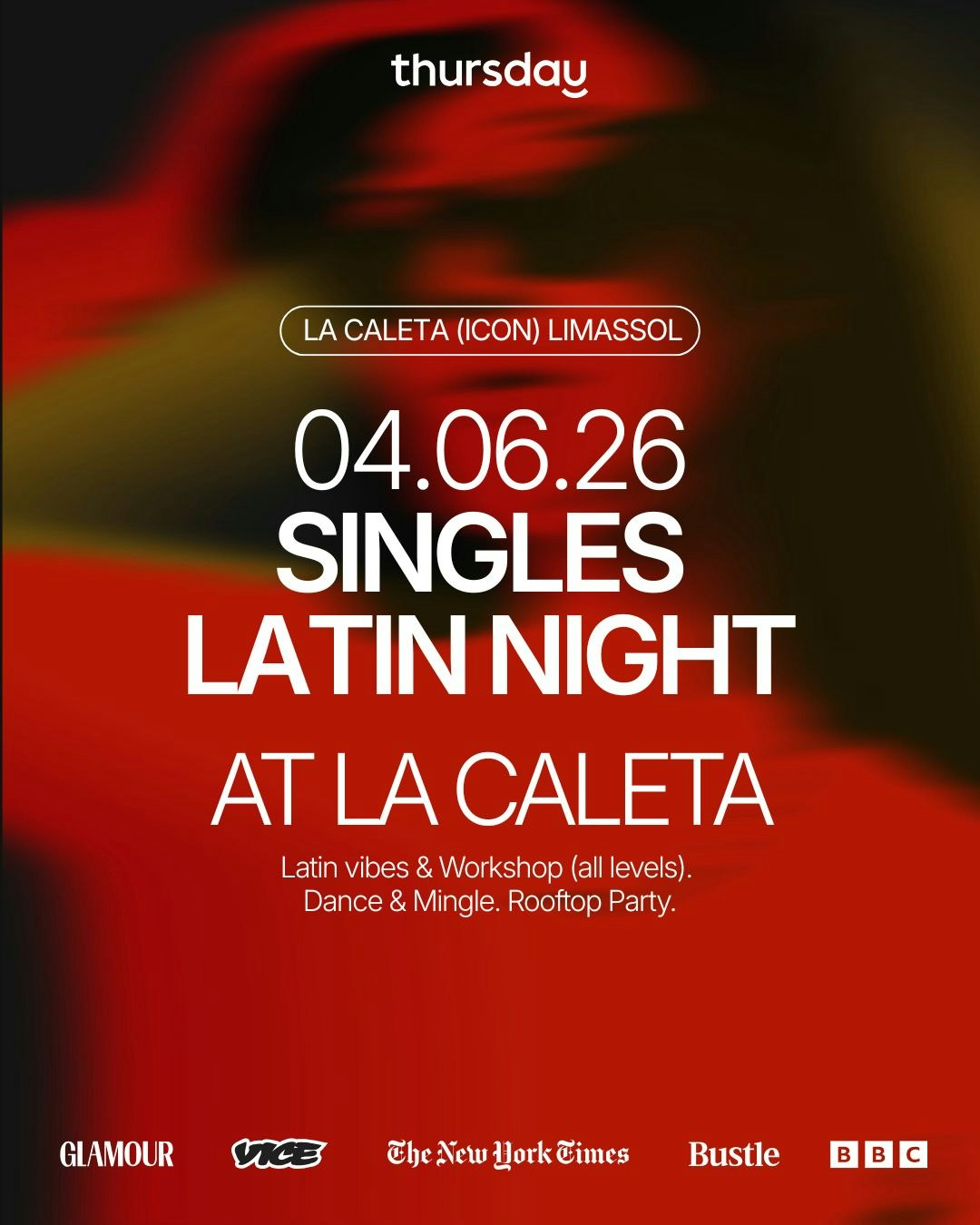 Thursday | Latin Night at La Caleta | Limassol