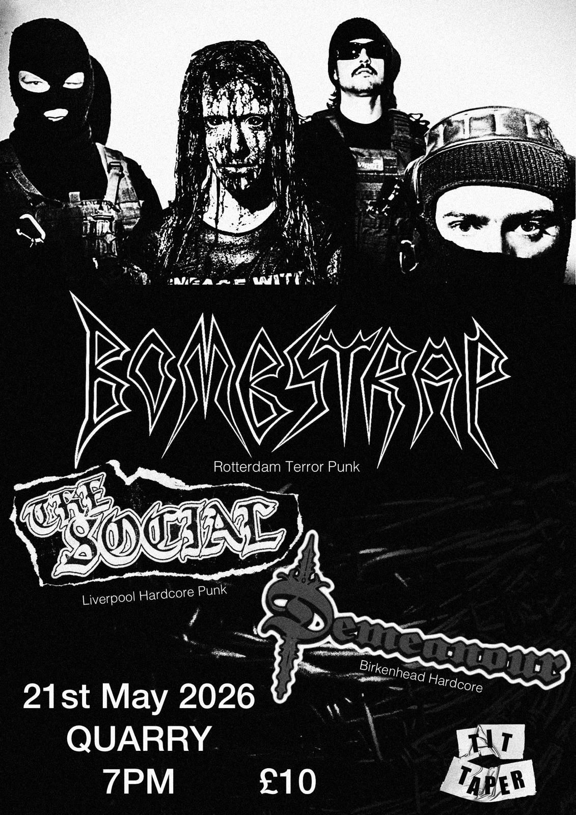 TIT TAPER PRESENTS: BOMBSTRAP W/ THE SOCIAL & DEMEANOUR
