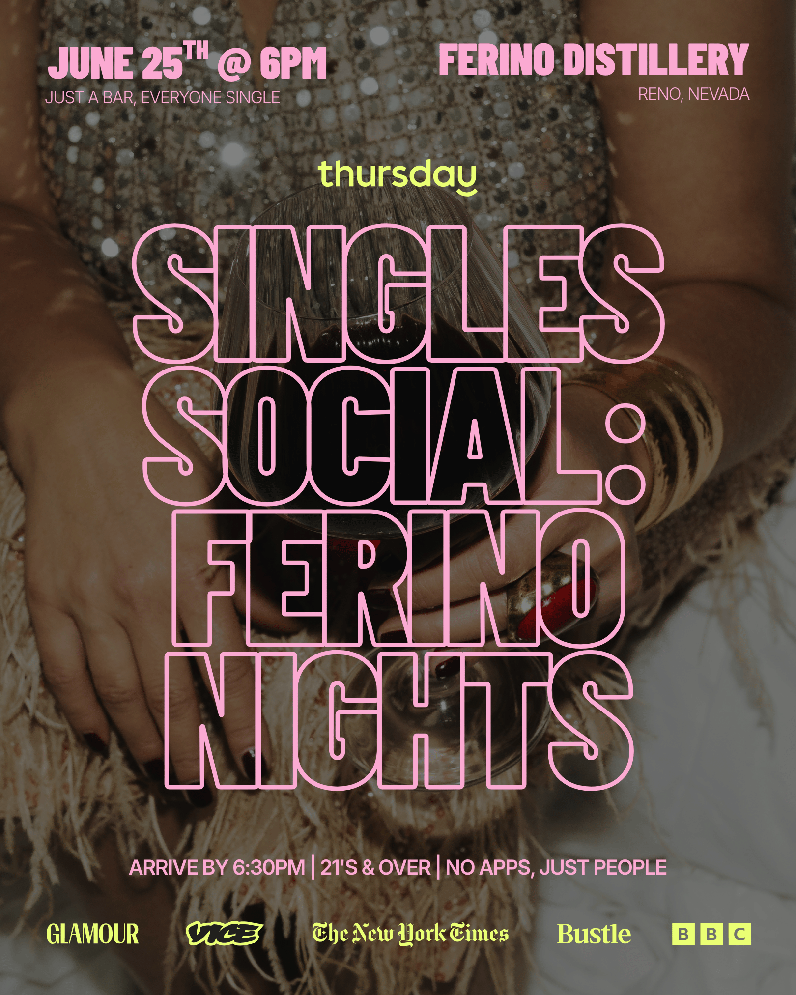 THURSDAY | SINGLES SOCIAL: FERINO NIGHTS | FERINO DISTILLERY