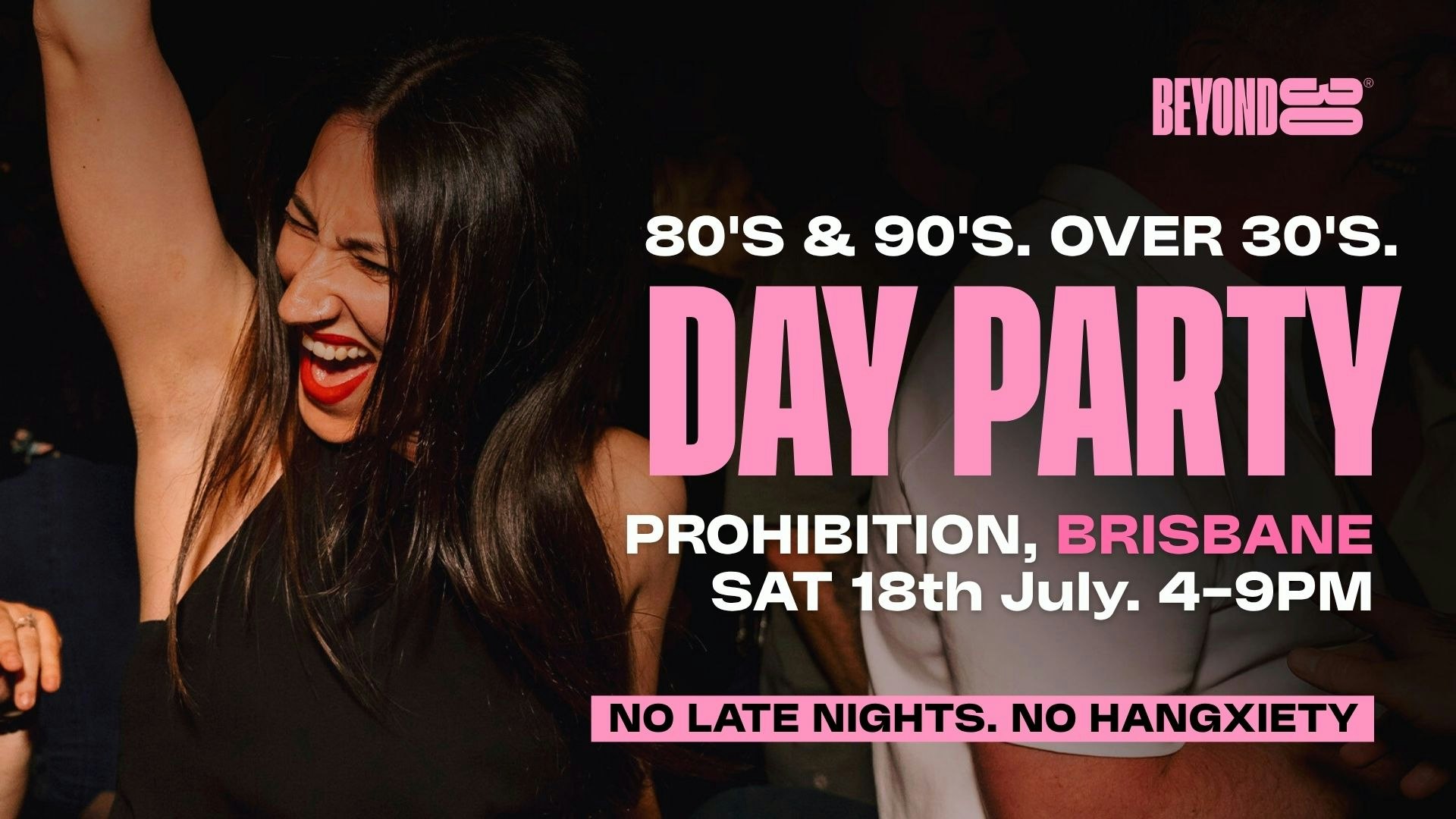 80s & 90s Over 30s Daytime Clubbing – BRISBANE🕺🏽