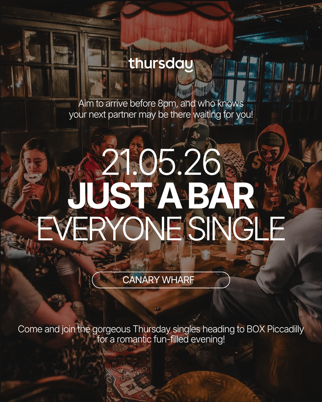 Thursday | Cocktail Club | Canary Wharf