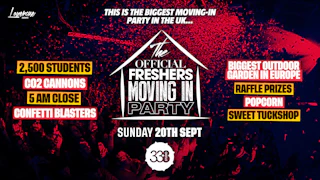 THE OFFICIAL LONDON FRESHERS MOVING IN PARTY @ STUDIO 338 - LONDON FRESHERS WEEK 2026