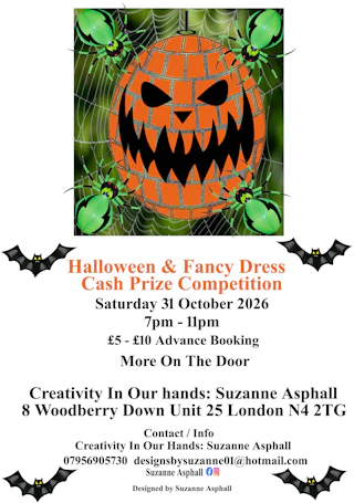 Halloween & Fancy dress competition. Cash Prize £50