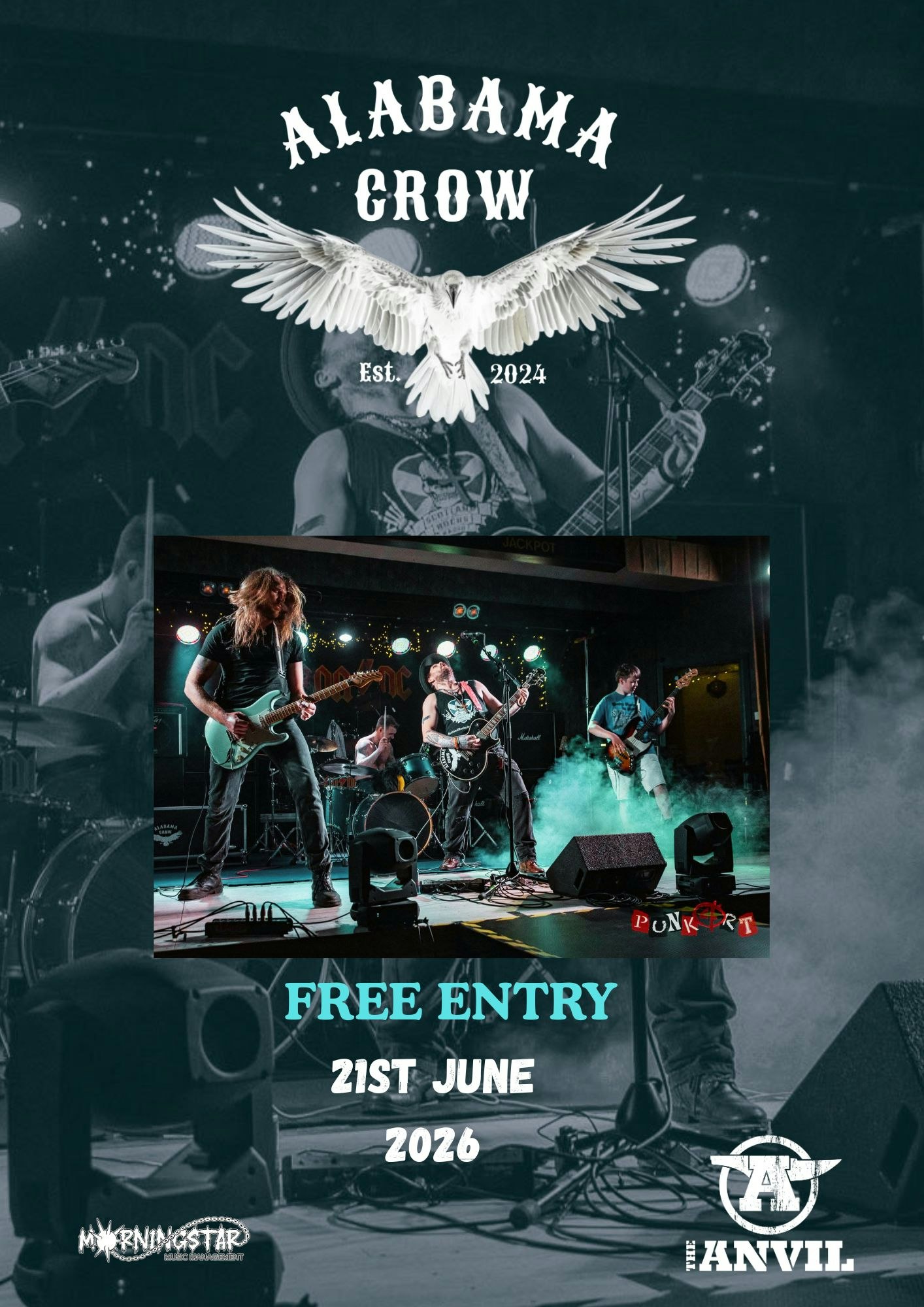 Alabama Crow – FREE ENTRY // Support TBC