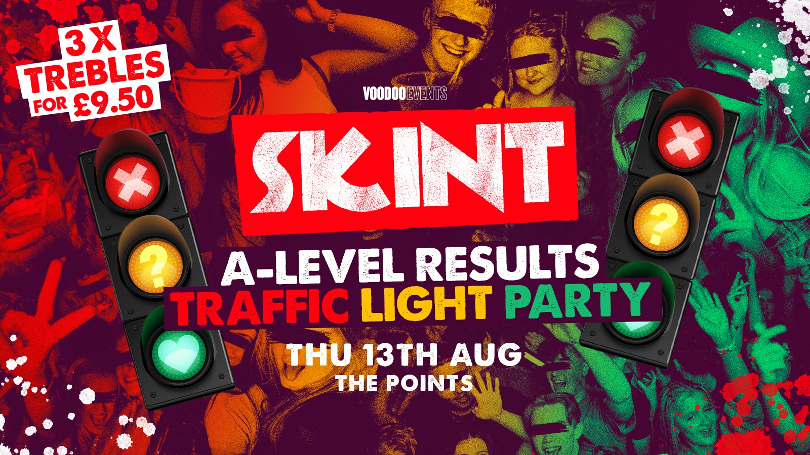 SKINT THURSDAYS | A-LEVEL RESULTS PARTY!🚦| 3 TREBS £9.50 ALL NIGHT LONG! 🥤
