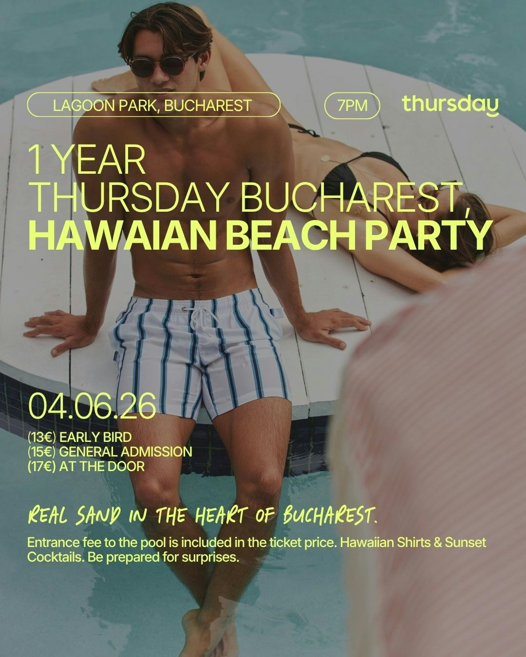 THURSDAY | HAWAIAN BEACH PARTY |  BUCHAREST