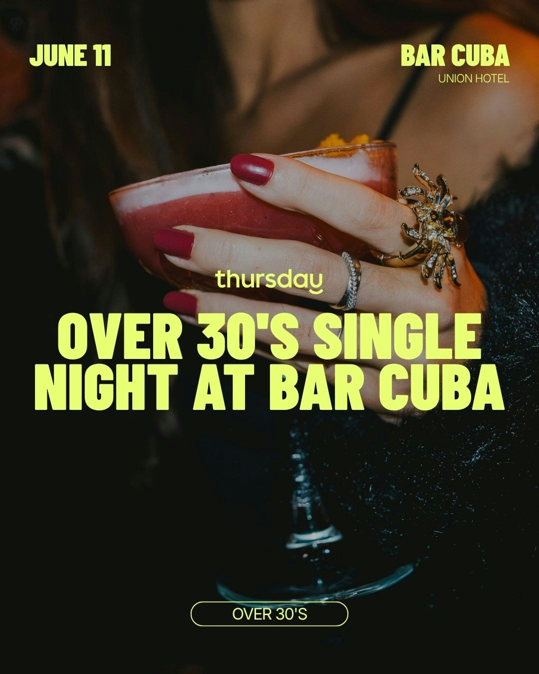 Thursday | The Union Hotel (Over 30s)  | Adelaide