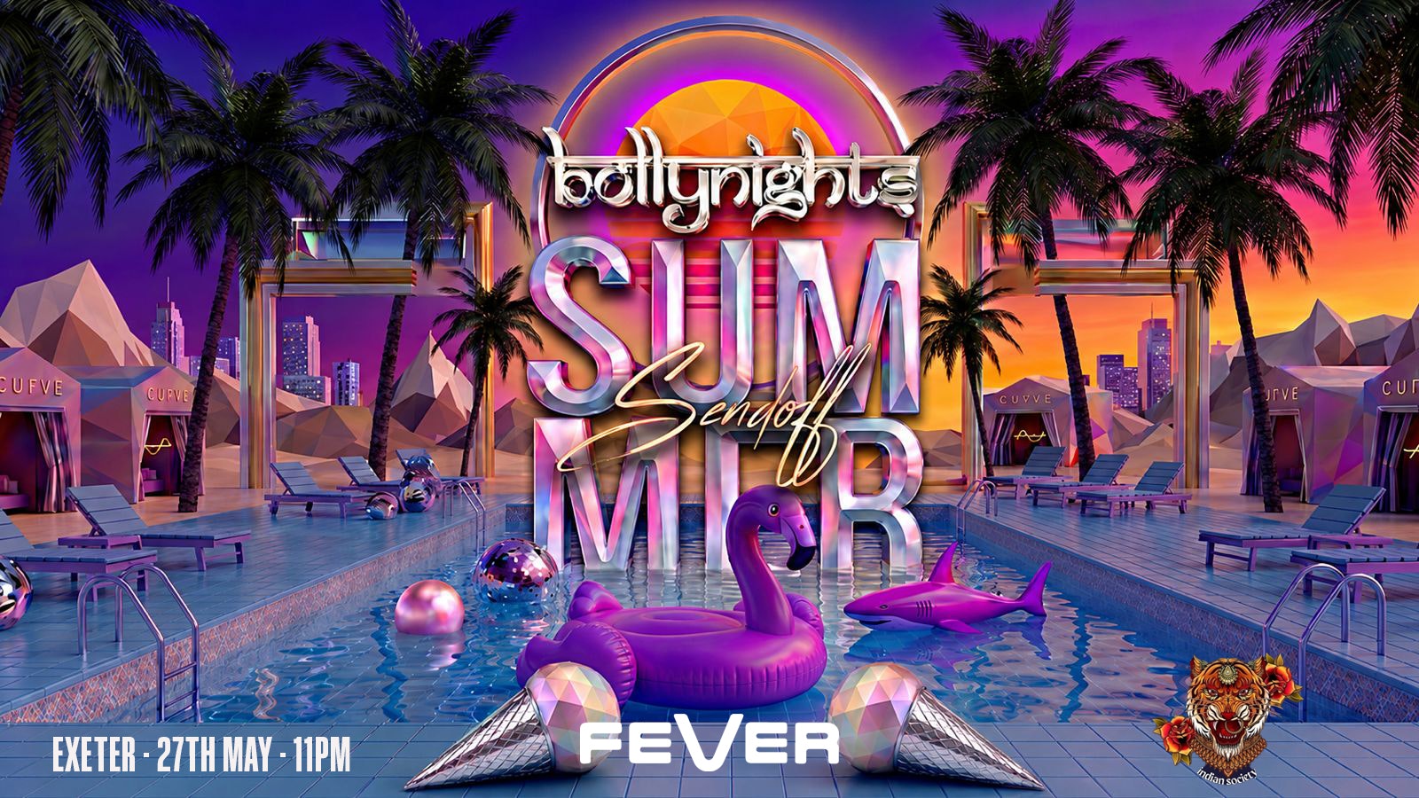 Bollynights Exeter – Summer Sendoff | Wednesday 27th May | Fever Nightclub