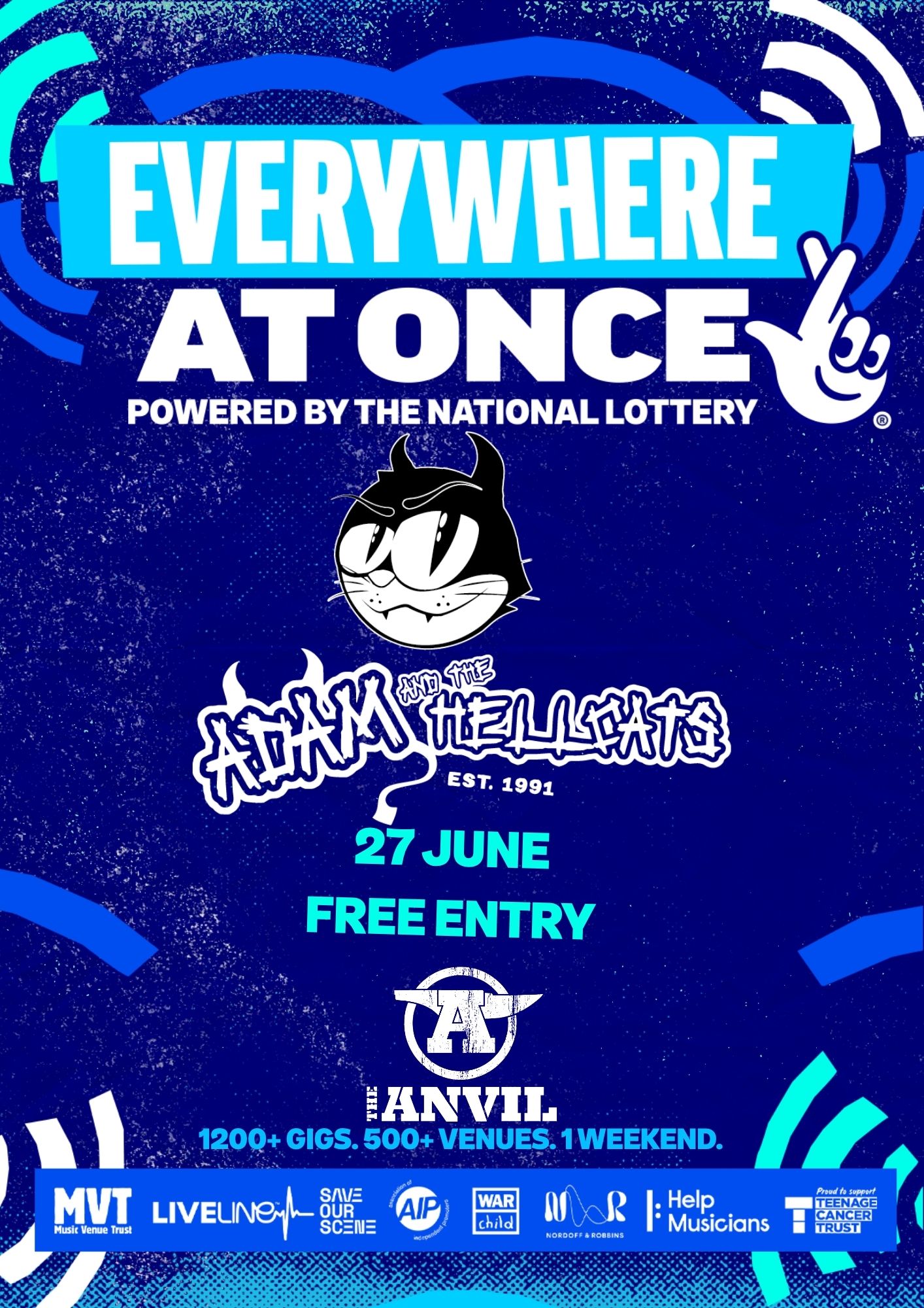 Adam and The Hellcats – Free Entry // Support TBC