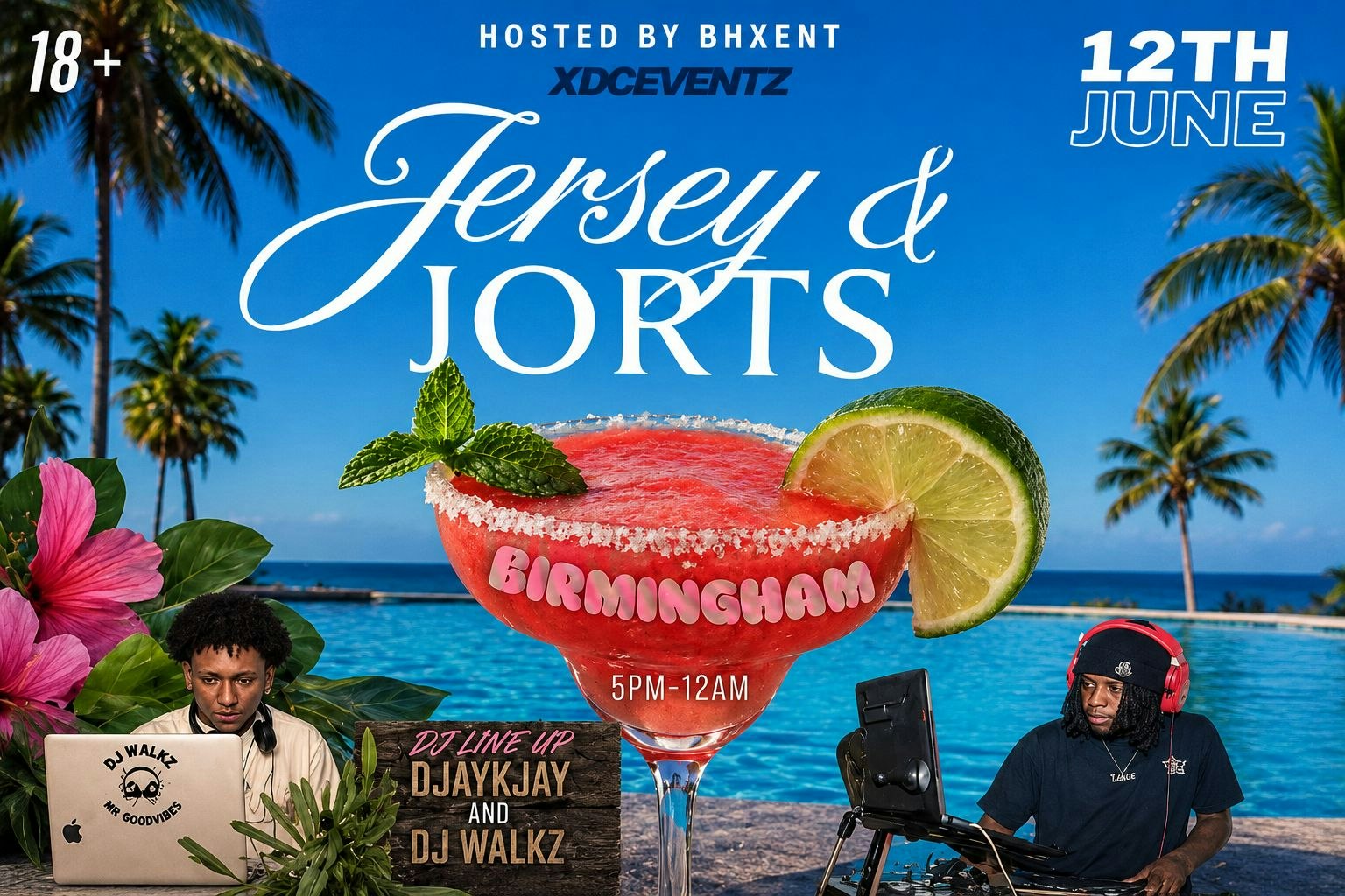 🎀 JERSEY&JORTS at RUMRUM 🎀 Seel Out Day Time Party Start from 5PM