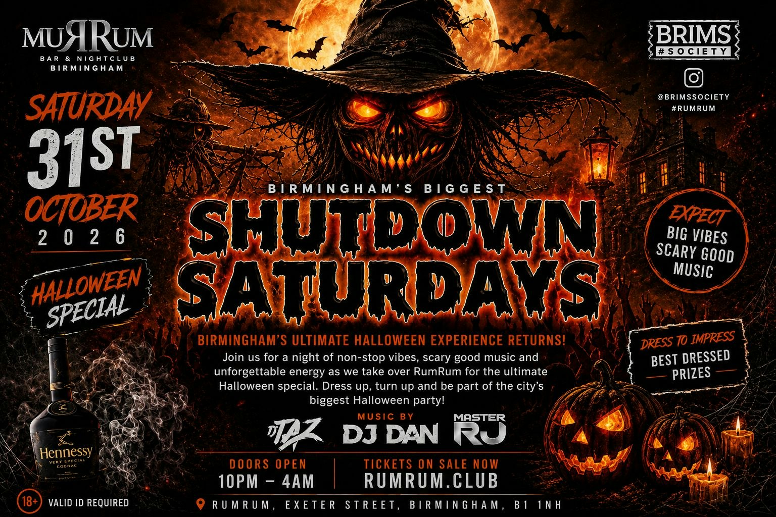Birmingham’s biggest Halloween shutdown is back… 🎃🔥