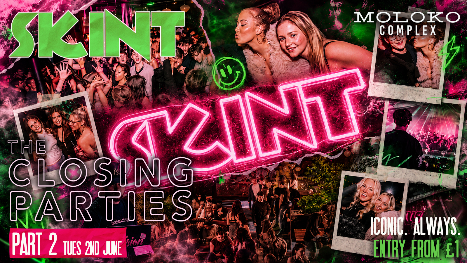🟣 SKINT TUESDAYS – THE CLOSING PARTIES : PART 2 🪩🟣 – Liverpool’s Iconic Student Night ✨🎉