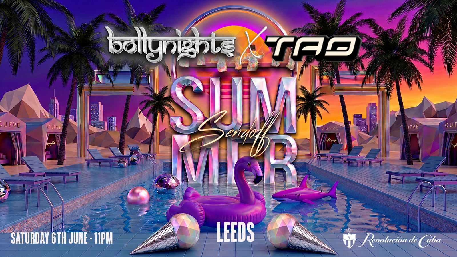 Leeds Bollynights  – Bollywood Summer Sendoff | Saturday 6th June | Revolución de Cuba Leeds