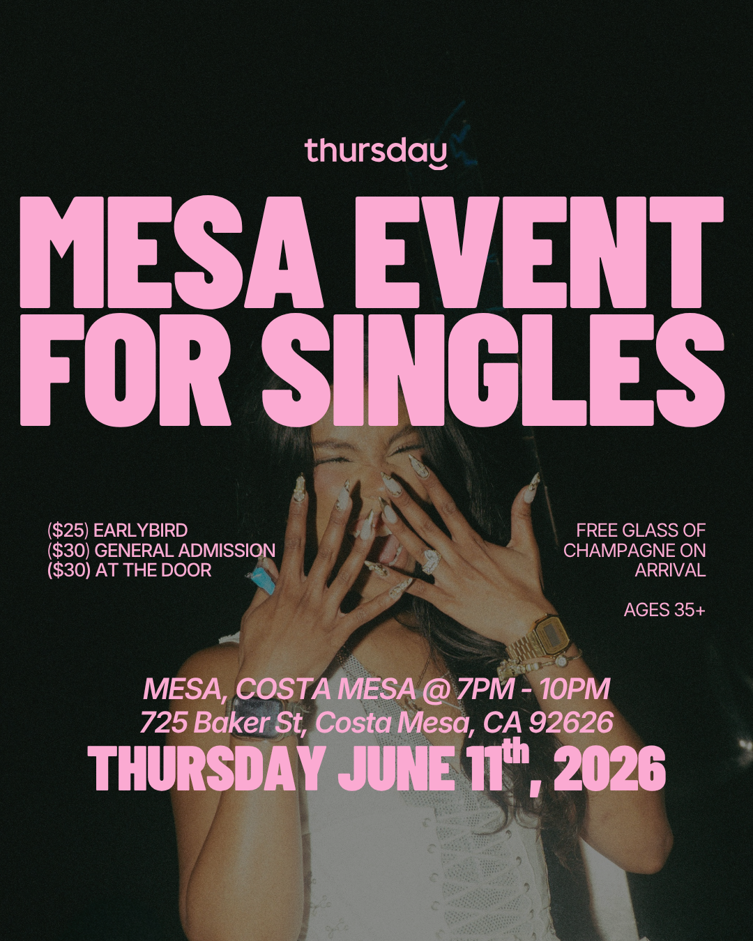 Thursday | Mesa (35+ Event) | Orange County