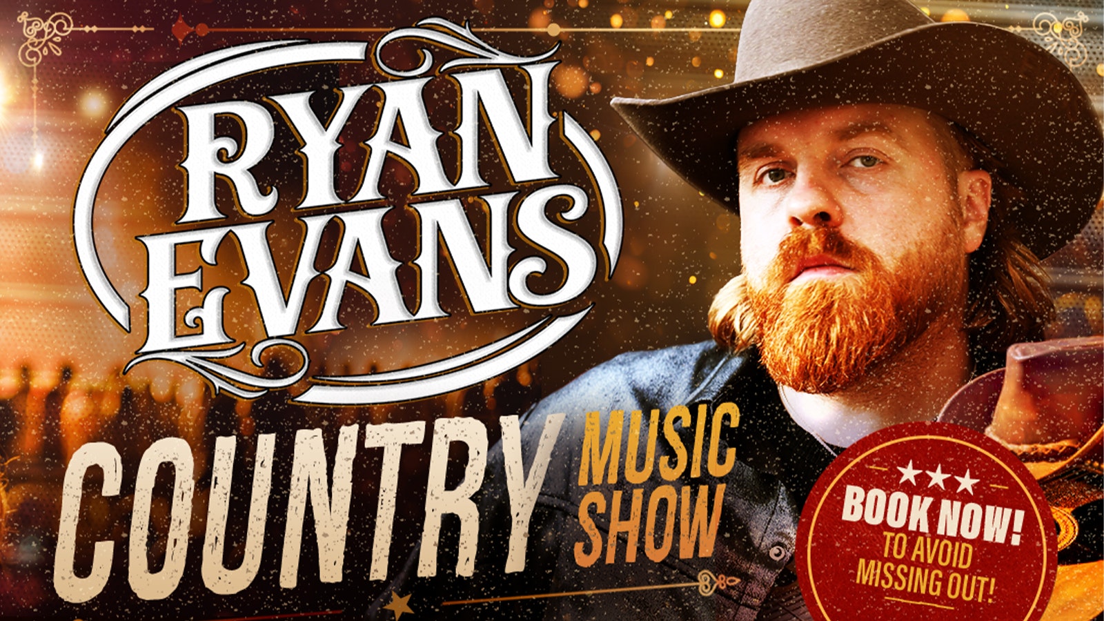 🤠 The Ryan Evans Country Music Show plus his live band