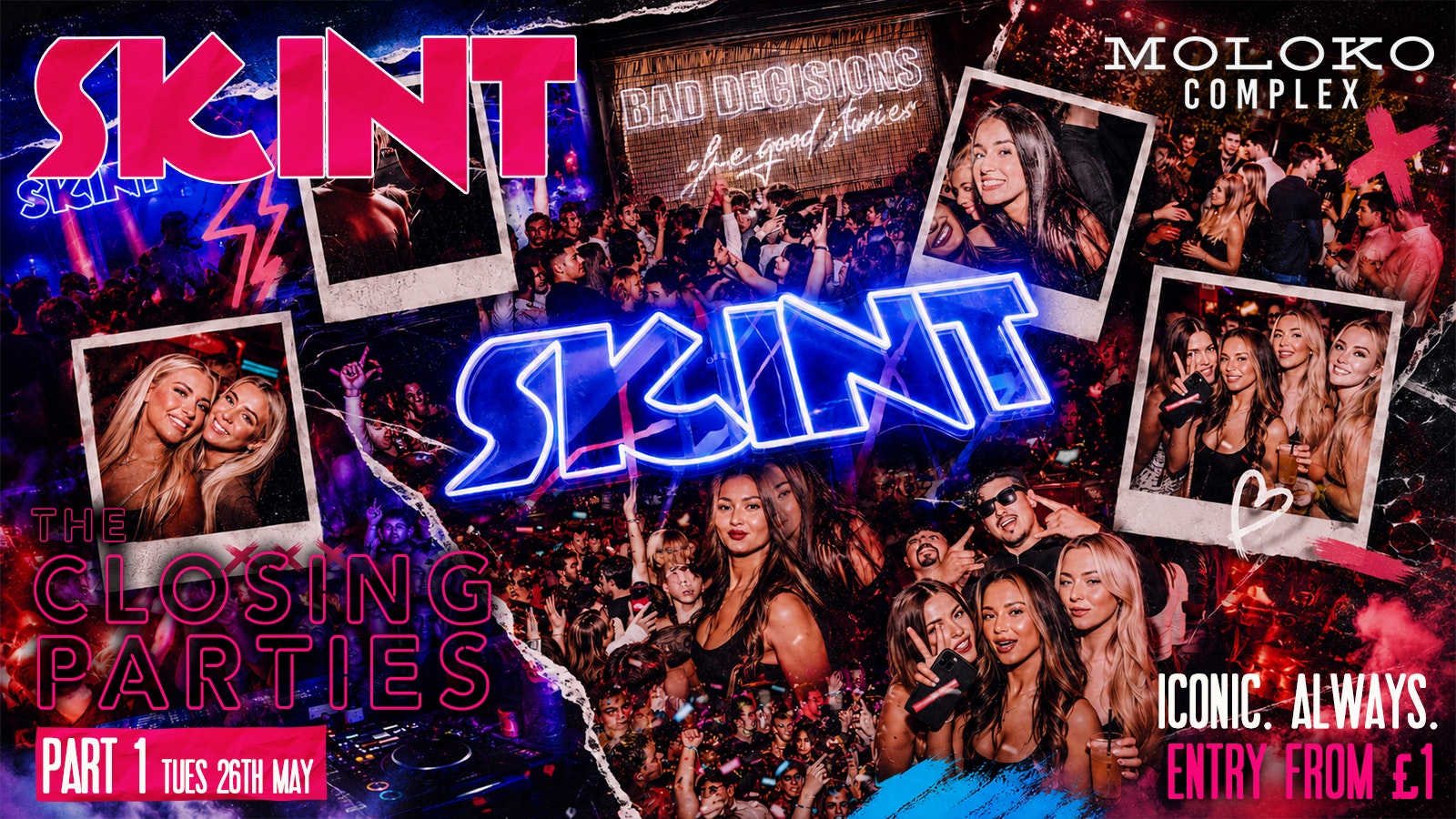 🟣 SKINT TUESDAYS – THE CLOSING PARTIES : PART 1 🪩 🟣 – Liverpool’s Iconic Student Night ✨🎉