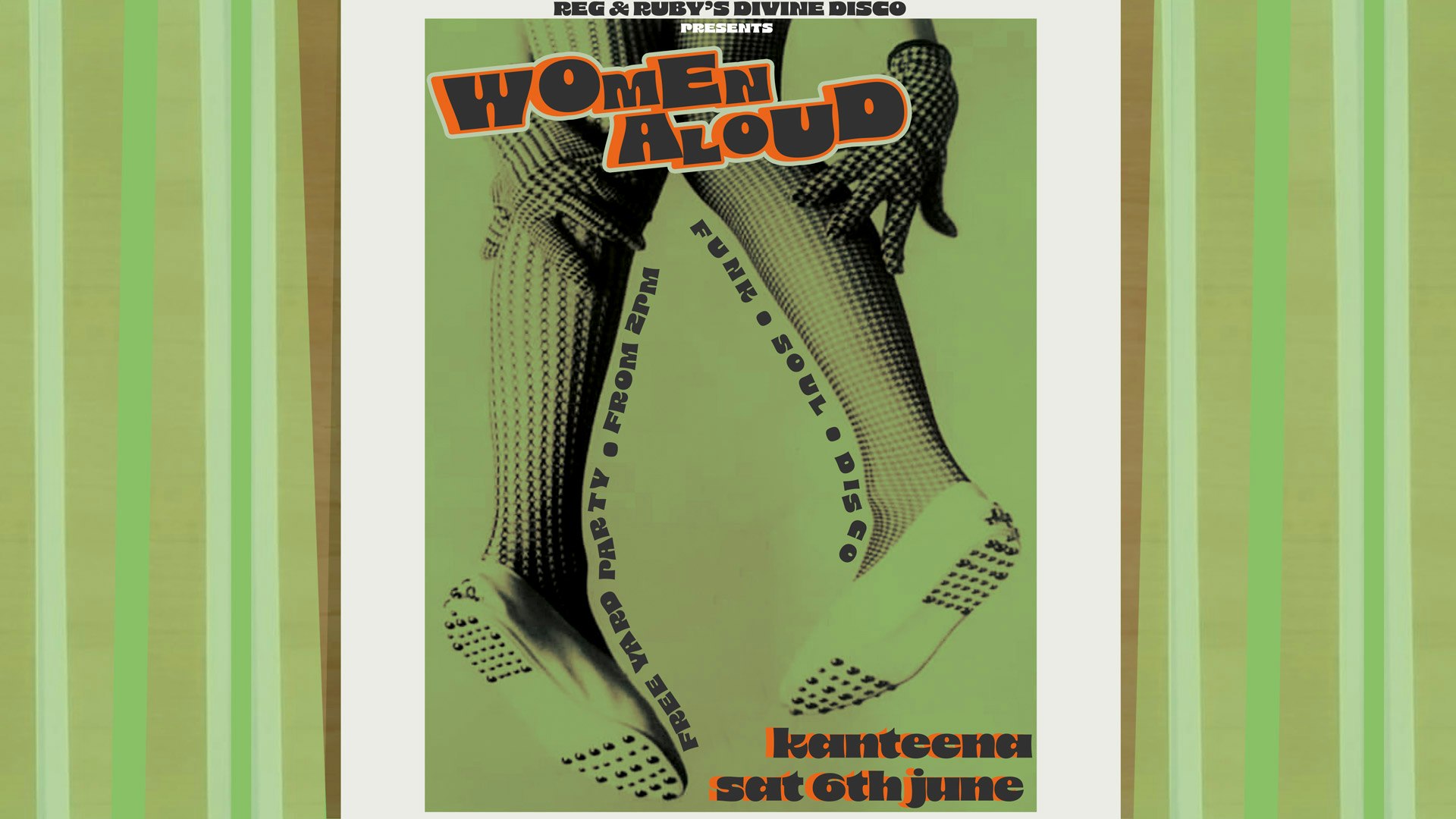 REG & RUBY’S DIVINE DISCO Presents: WOMEN ALOUD