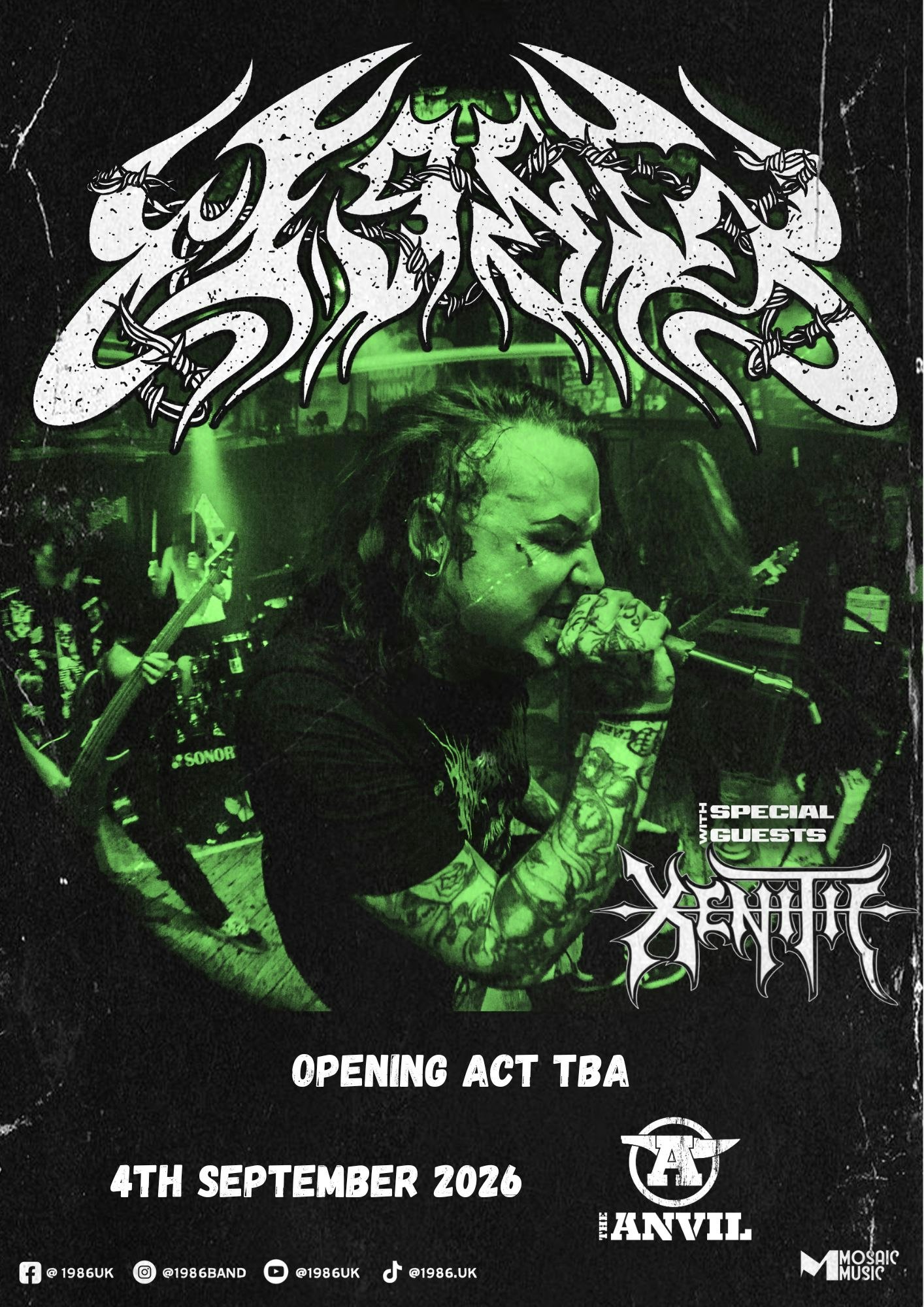 1986 // Xenith // Support TBA