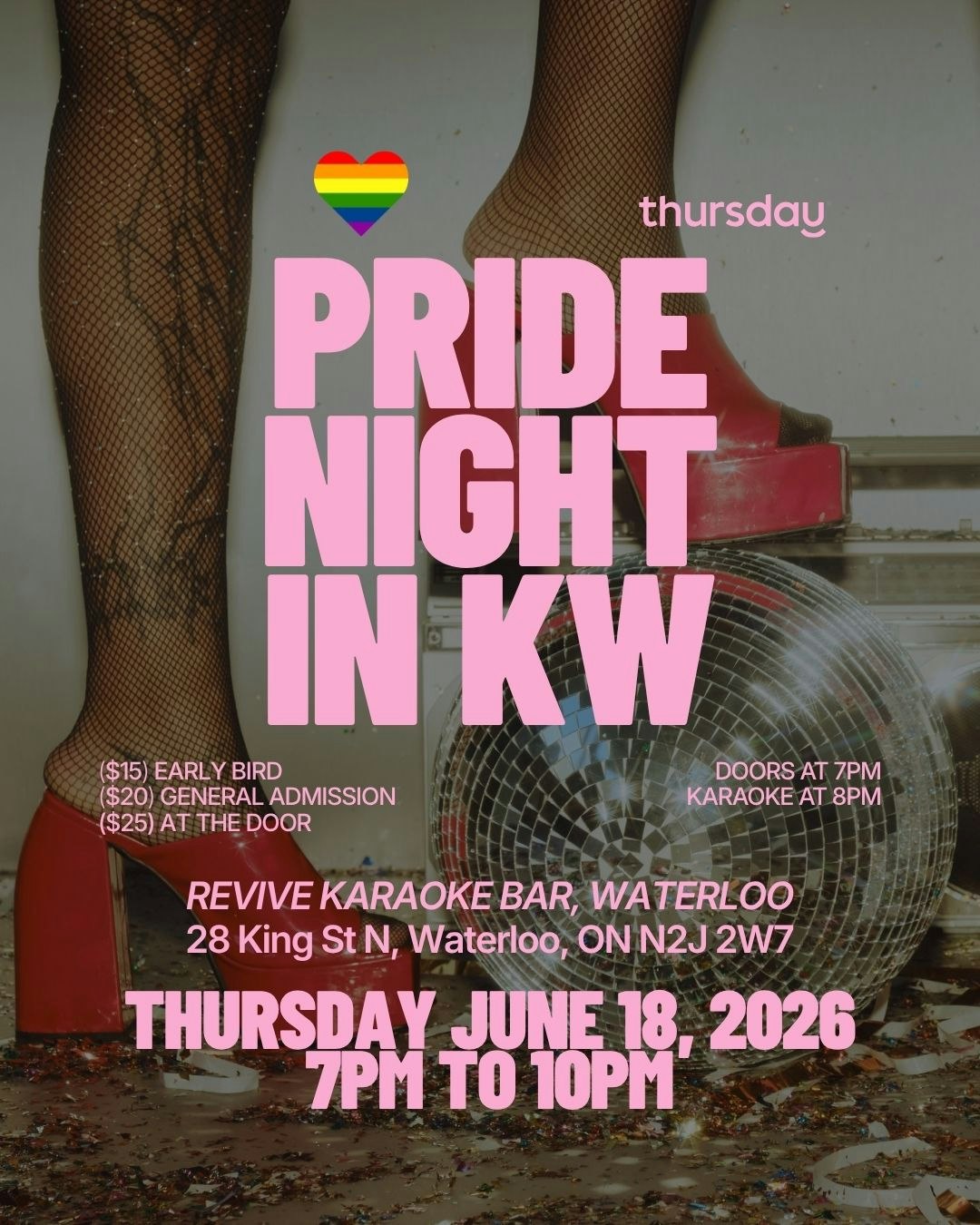 Pride Night 🏳️‍🌈 at Revive Karaoke Bar | Thursday Waterloo