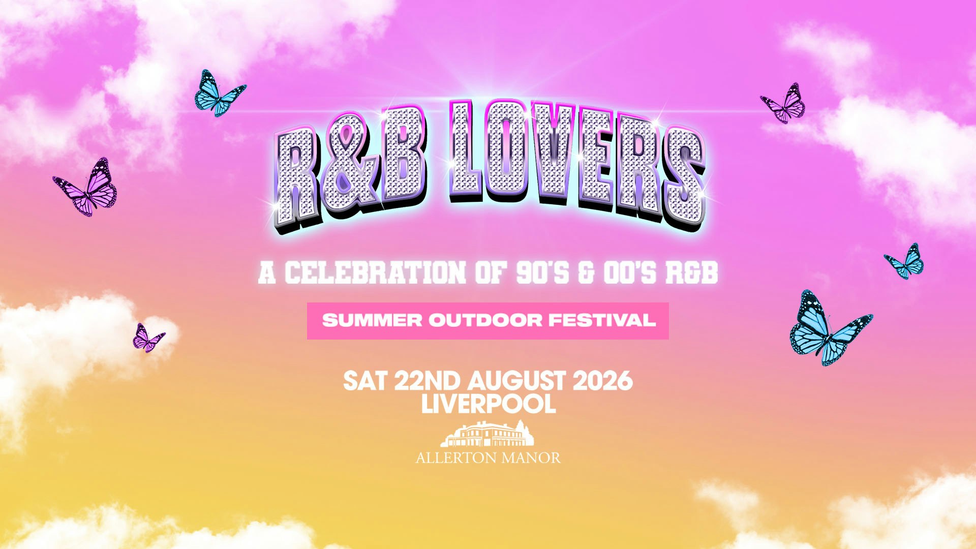 R&B Lovers – Saturday 22nd August – Allerton Manor [TICKETS SELLING FAST!]