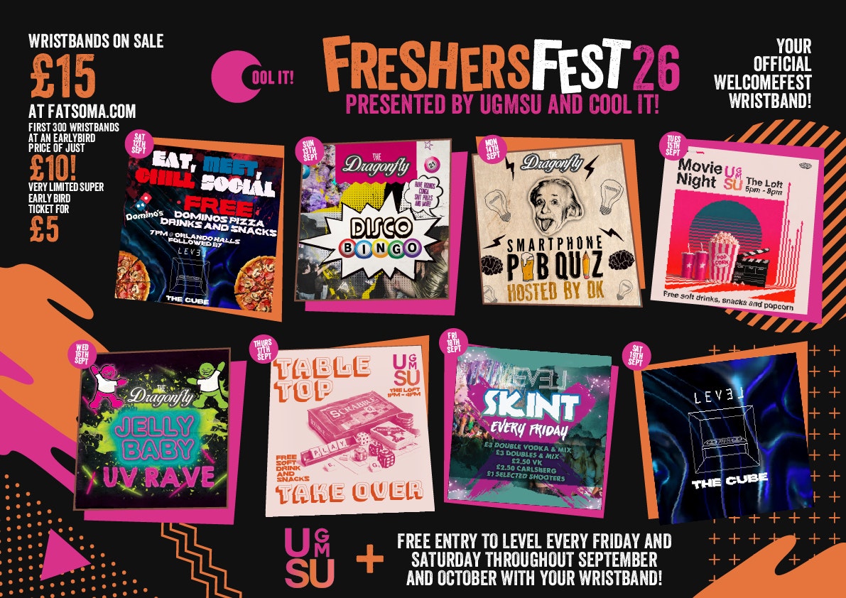 University Of Greater Manchester Official Freshers Fest 2026