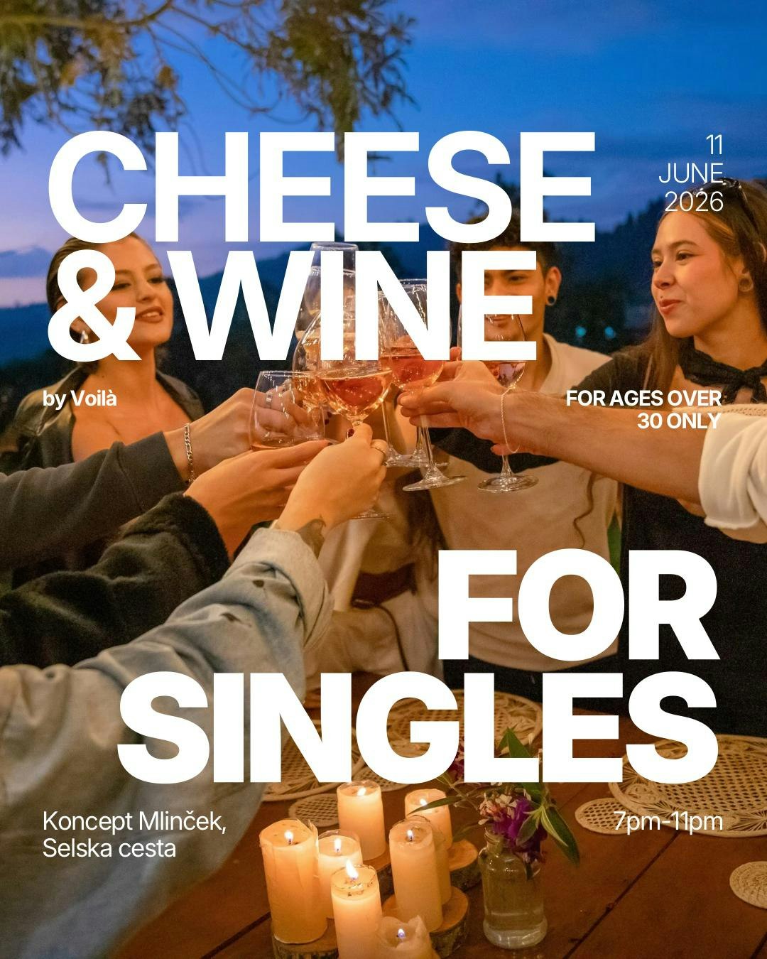 Thursday | Cheese&Wine Social at Koncept Mlinček | Zagreb