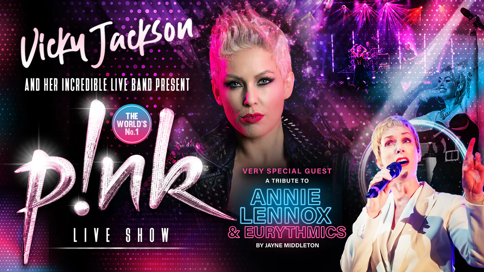 🚨 LAST FEW TICKETS! 💗 THE WORLD'S No.1 P!NK SHOW LIVE - starring
