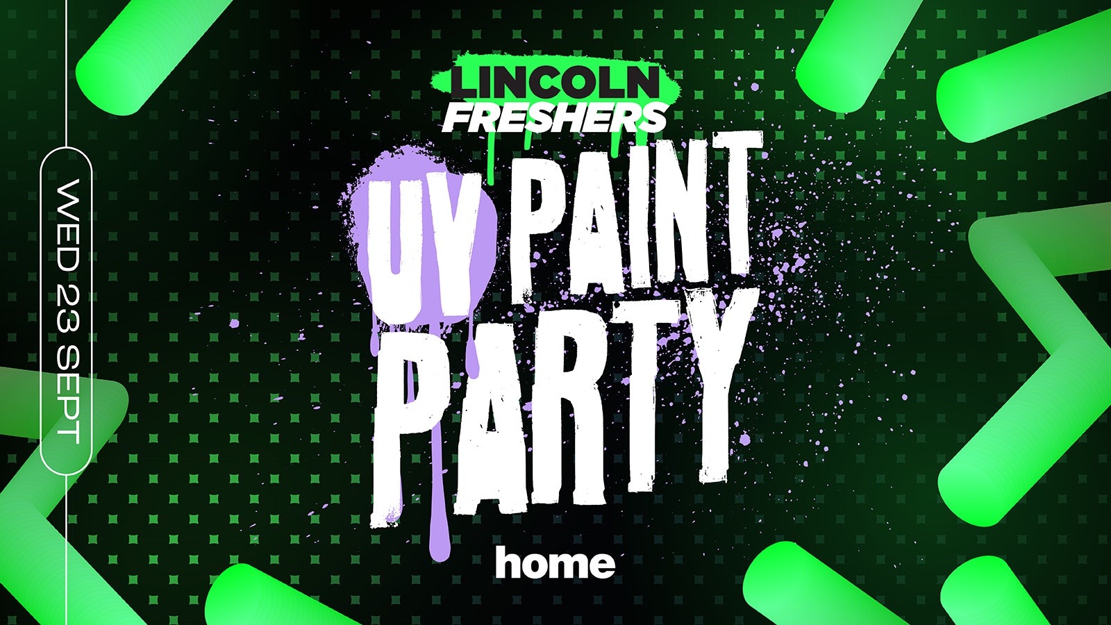 🎨 THE ANNUAL FRESHERS UV PAINT PARTY 🎨