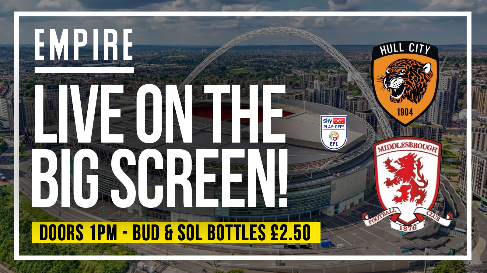 Boro vs. Hull – LIVE!
