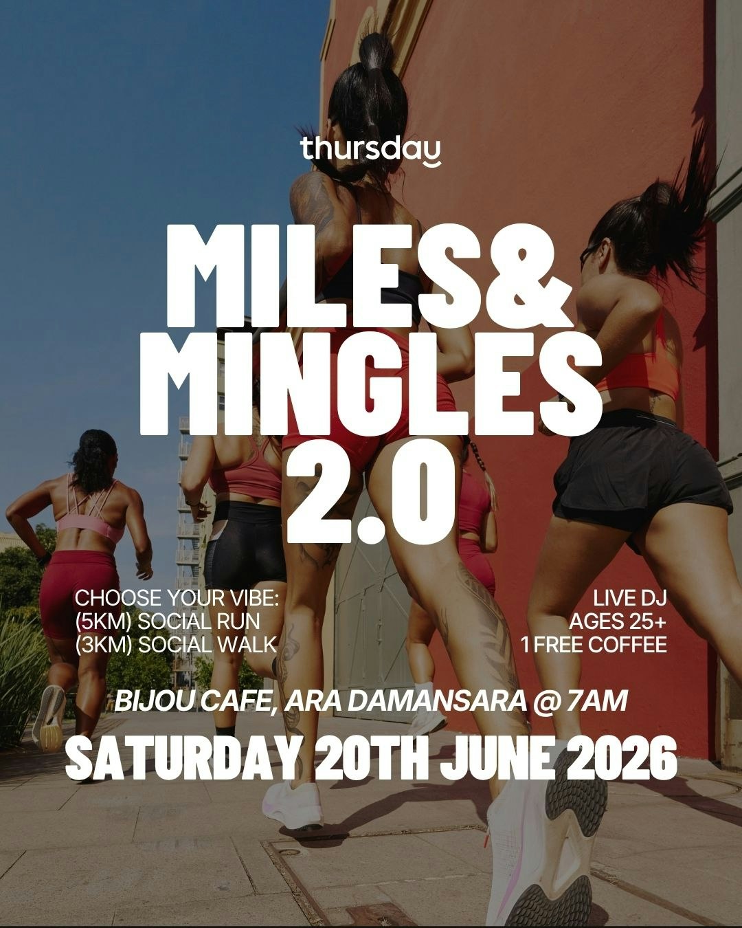 Thursday | Miles & Mingles 2.0 (25+) | Bijou Cafe, Ara Damansara