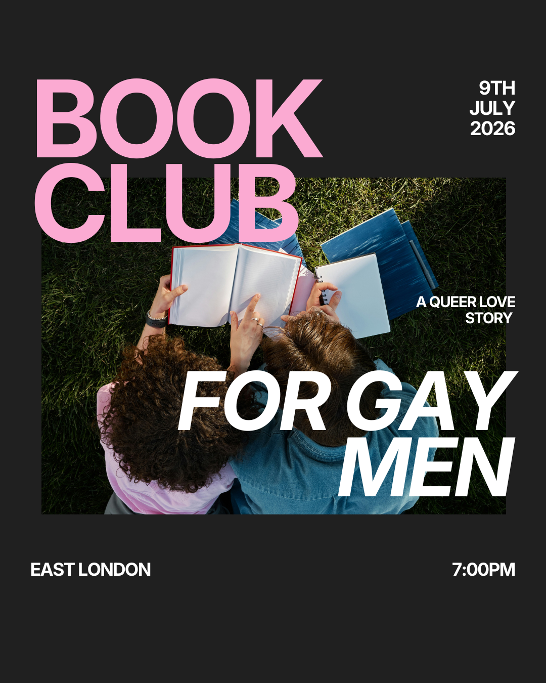 Thursday | Book Club for Gay Men | Roman Road