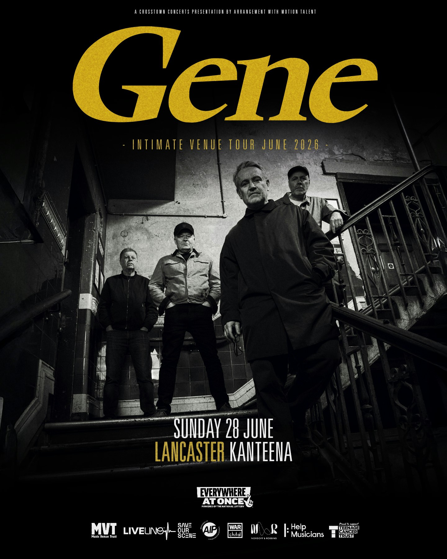 Gene – Kanteena, Lancaster