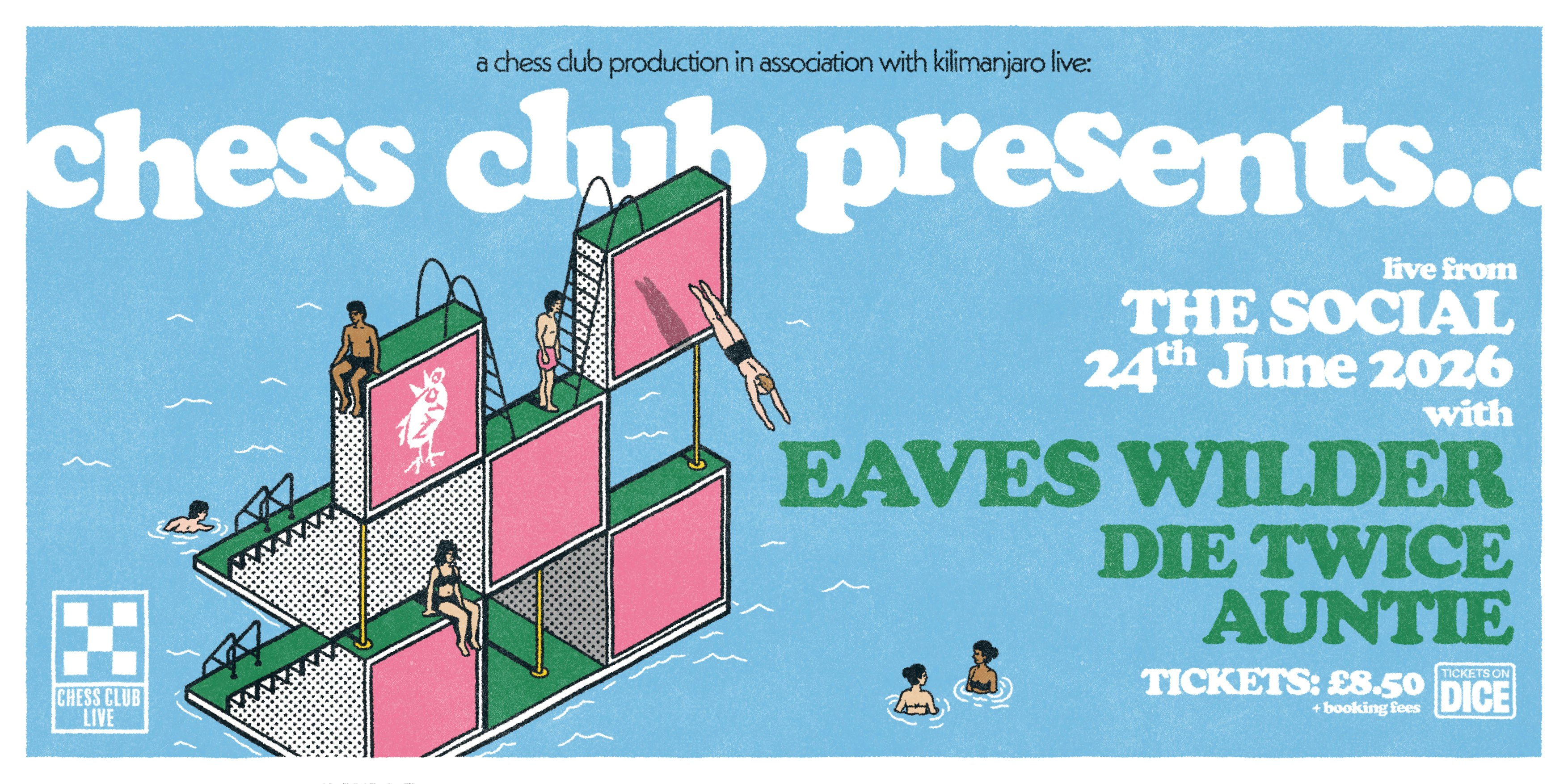 Chess Club Records Presents: Eaves Wilder + Die Twice + Auntie