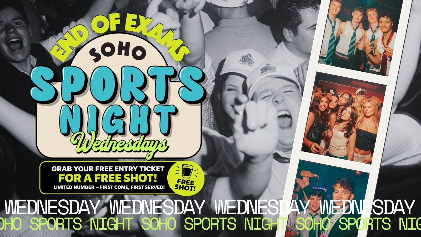 Your Official Soho Sports Night | Wednesday 27th May | Soho Rooms Newcastle