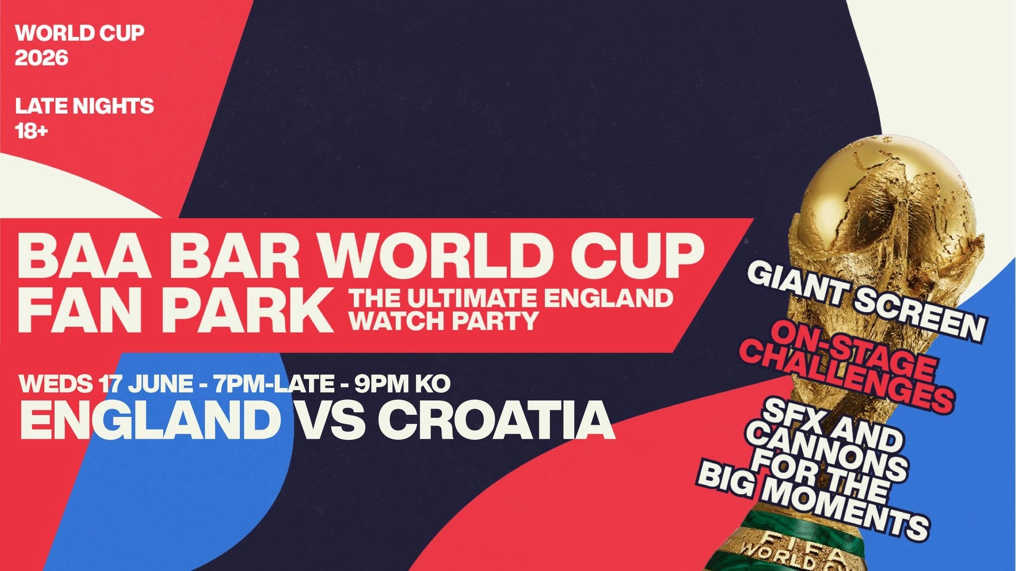 England vs Croatia – June 17th