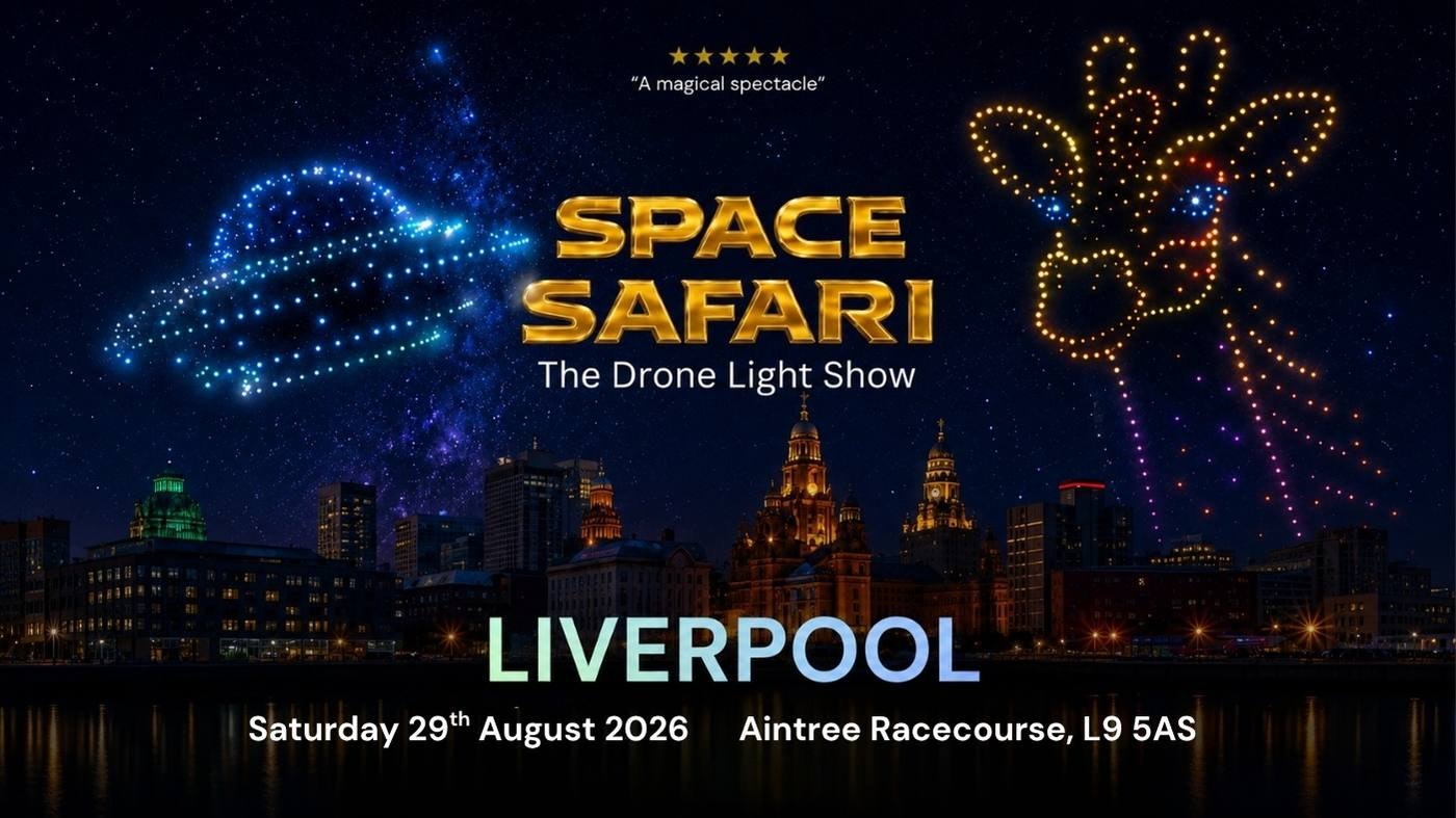 Space Safari Drone Light Show – Liverpool