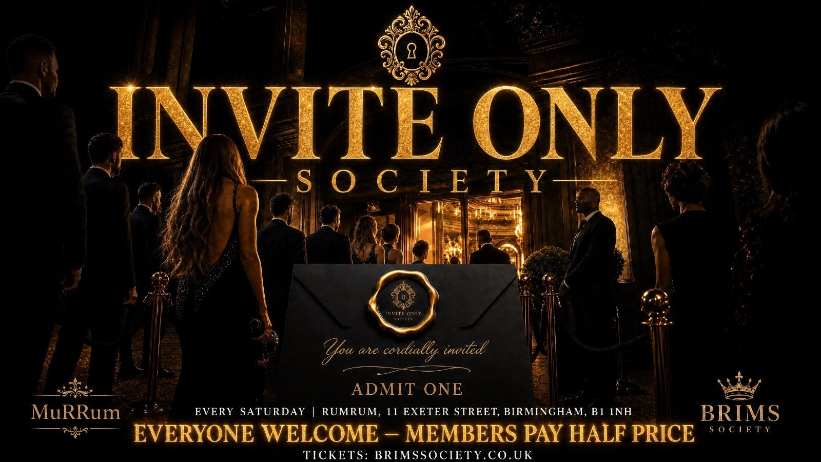 ✨ RUMRUM VIP NIGHT — EVERY SATURDAY ✨EVERYONE WELCOME BUT MEMBERS PAY HALF PRICE
