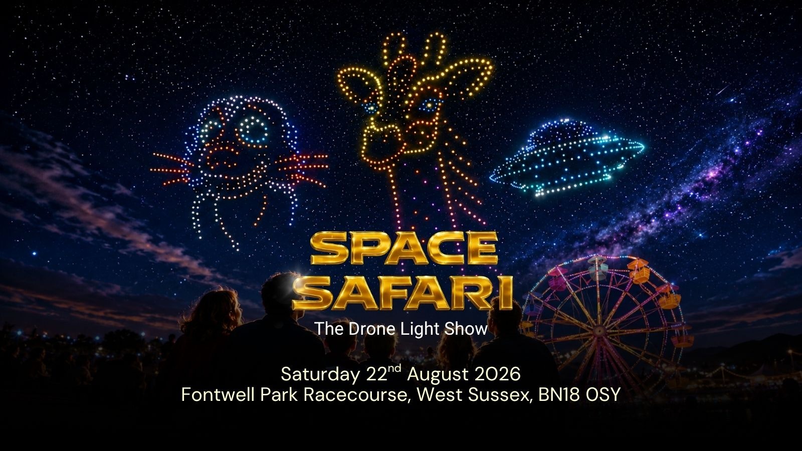 Space Safari Drone Light Show – Chichester