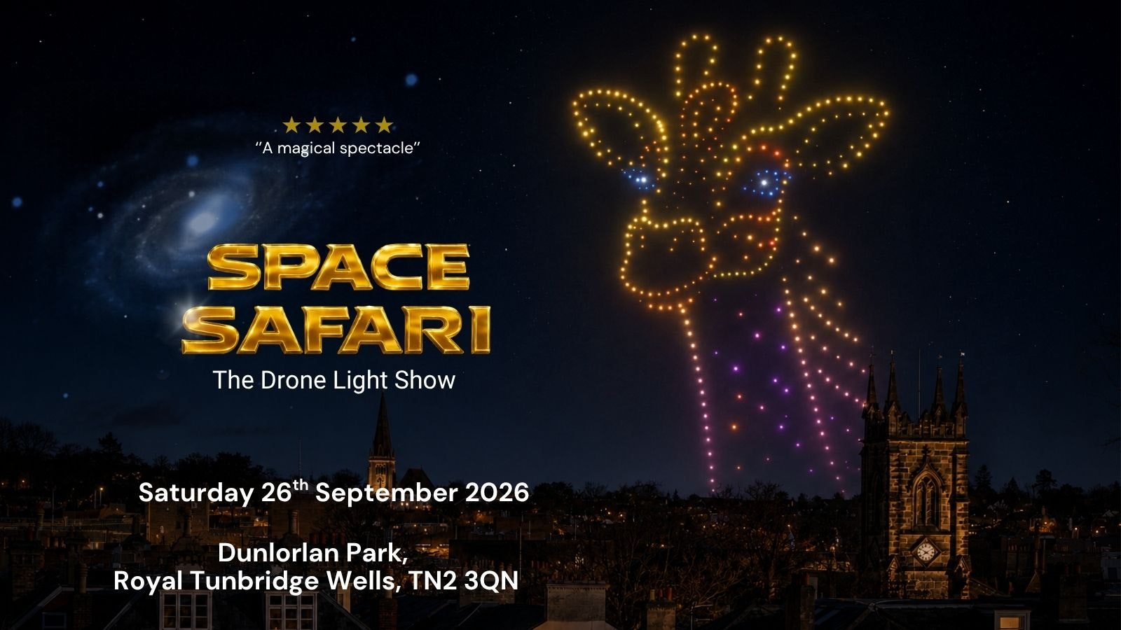 Space Safari Drone Light Show – Tunbridge Wells