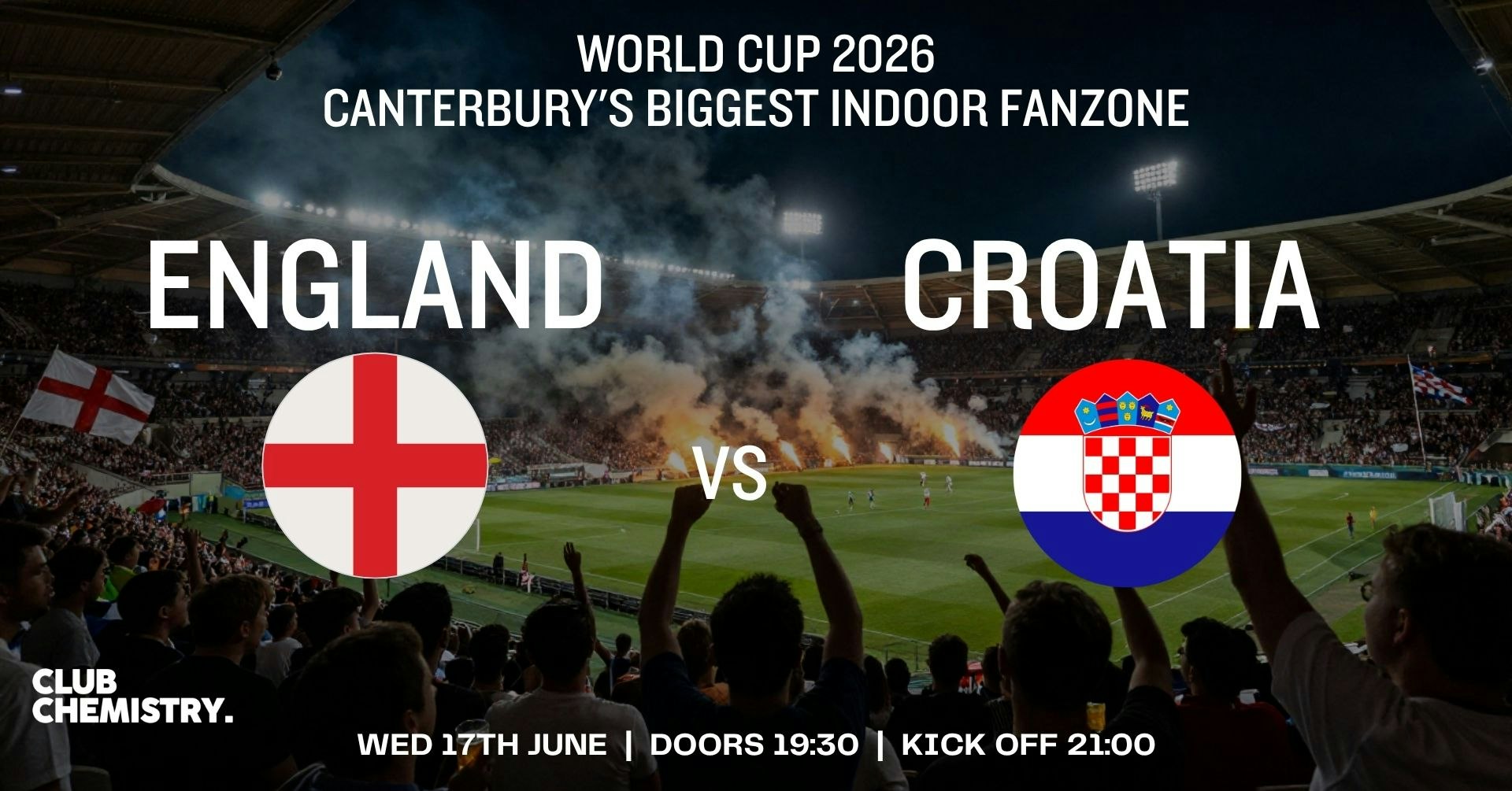 England vs Croatia 󠁧󠁢󠁥󠁮󠁧󠁿 Canterbury Word Cup Fanzone