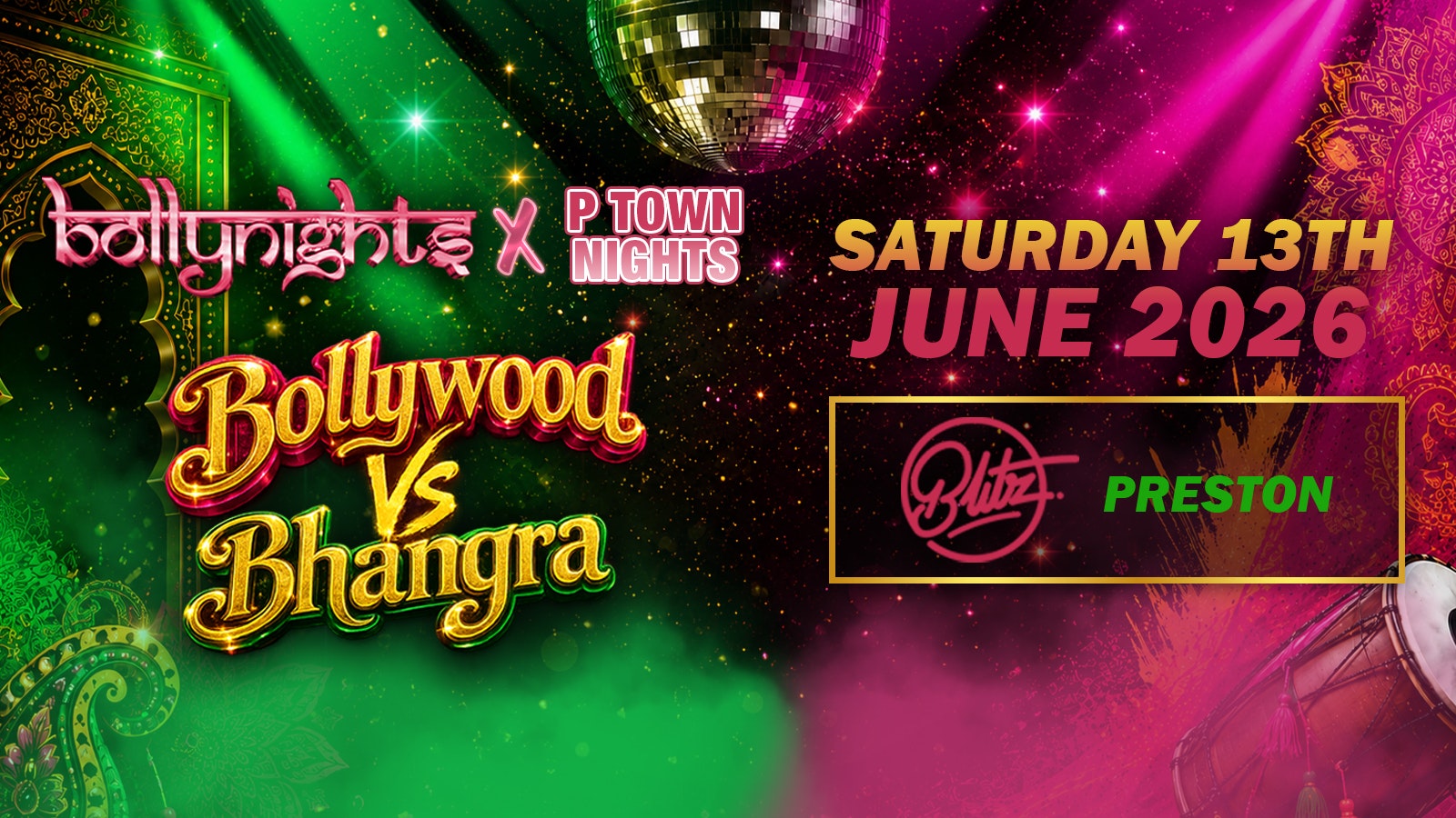 Preston Bollynights – Summer Special | Saturday 13th June | Blitz Nightclub