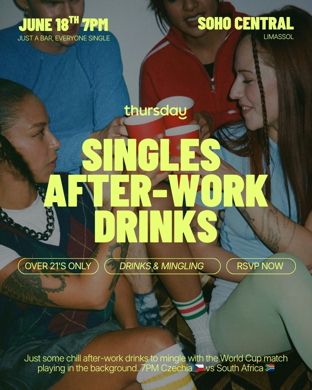 Thursday | Soho Central Rooftop | Limassol