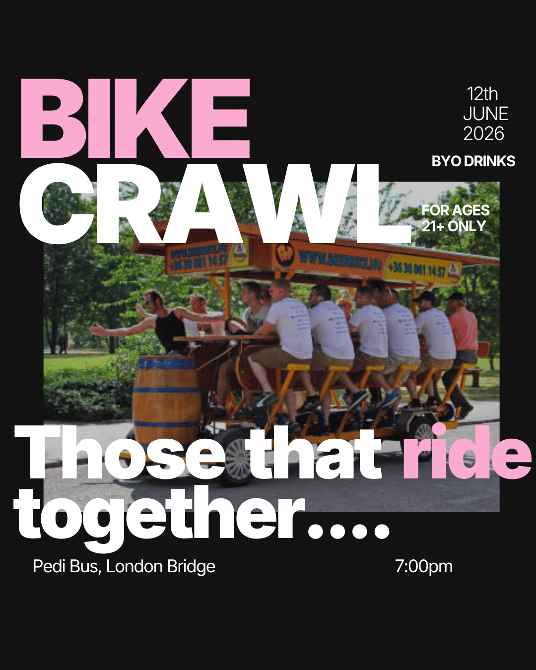 Friday | Bike Crawl | London Bridge